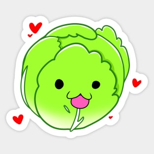 cooking companions cabbage design Sticker